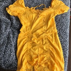 Yellow summer dress
